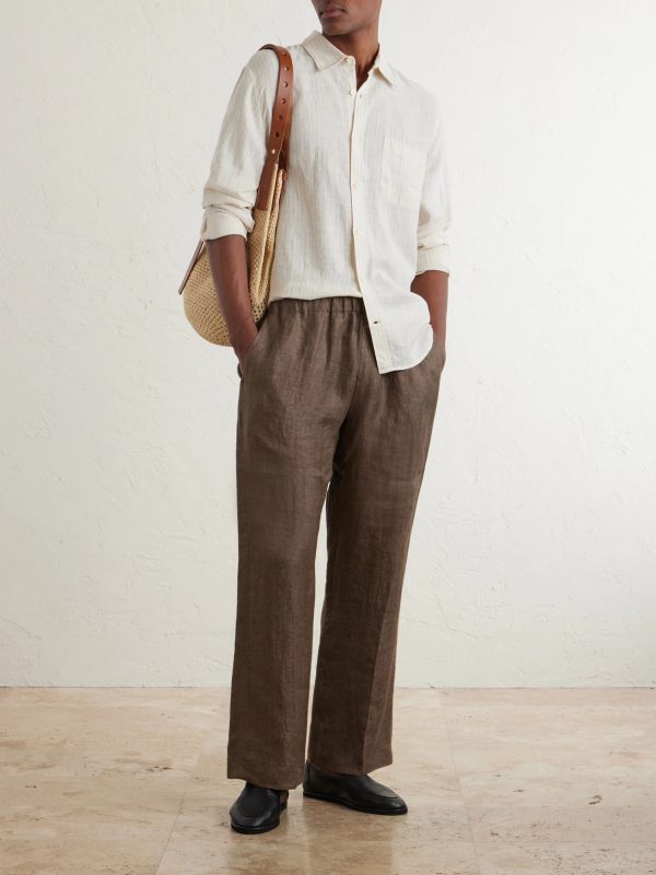 Telles Striped Linen Shirt - OU Telles Striped Linen Shirt - OU