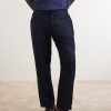 Mendes Straight-Leg Linen and Cotton-Blend Twill Drawstring Trousers - FR Mendes Straight-Leg Linen and Cotton-Blend Twill Drawstring Trousers - FR