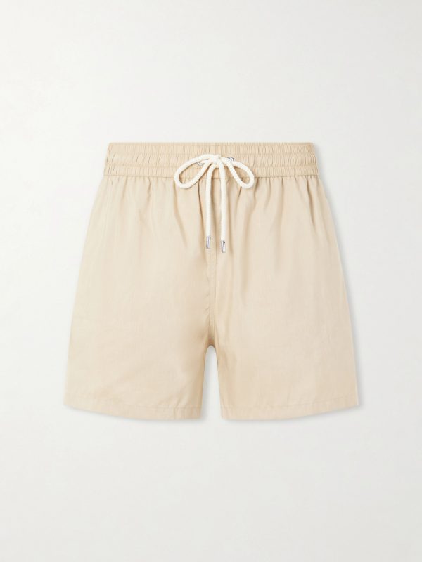 Rio Straight-Leg Linen Blend Swim Short Rio Straight-Leg Linen Blend Swim Short