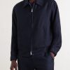 Tomas Cotton and Linen-Blend Blouson Jacket - FR