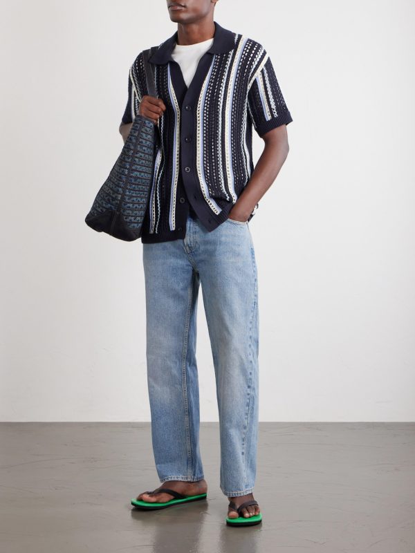 Pinto Crocheted Cotton Shirt - OU Pinto Crocheted Cotton Shirt - OU