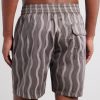 Rio Linen Blend Cabana Wave -Print Swim Short - BK Rio Linen Blend Cabana Wave -Print Swim Short - BK