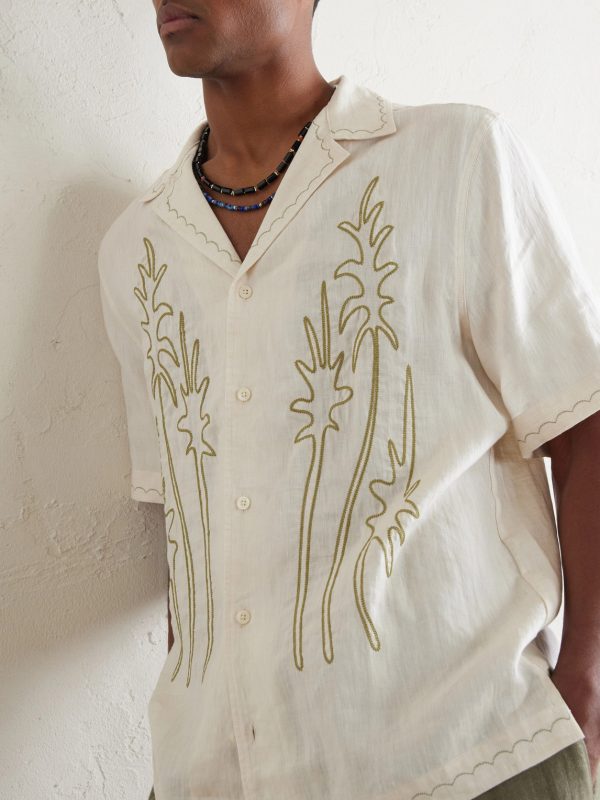 Alves Embroidered Linen Shirt - CU Alves Embroidered Linen Shirt - CU