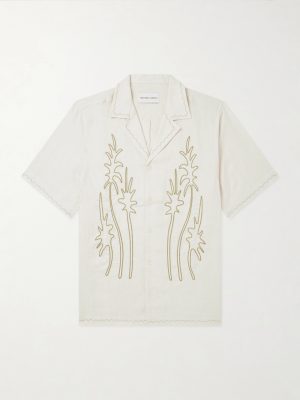 Alves Embroidered Linen Shirt Alves Embroidered Linen Shirt