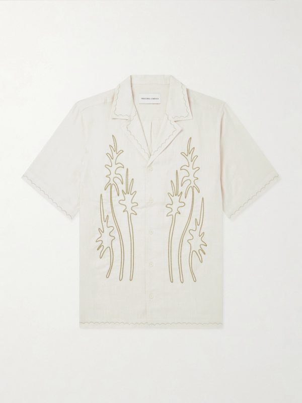 Alves Embroidered Linen Shirt Alves Embroidered Linen Shirt