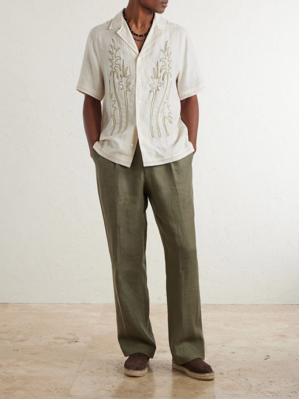 Alves Embroidered Linen Shirt - OU Alves Embroidered Linen Shirt - OU