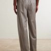 Luan Straight-Leg Wool Drawstring Trousers - BK Luan Straight-Leg Wool Drawstring Trousers - BK