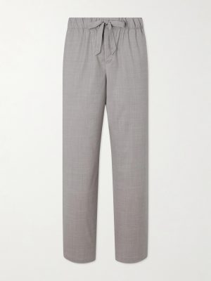 Luan Straight-Leg Wool Drawstring Trousers