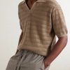 Rino Open-Knit Cotton Polo Shirt - CU Rino Open-Knit Cotton Polo Shirt - CU