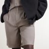Serano Pleated Wool Shorts - CU