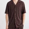 Roberto Terry Cotton and Linen-Blend Jacquard Shirt - FR Roberto Terry Cotton and Linen-Blend Jacquard Shirt - FR
