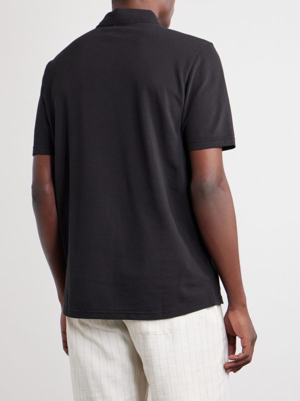 Luca Cotton-Piqué Polo Shirt - BK Luca Cotton-Piqué Polo Shirt - BK