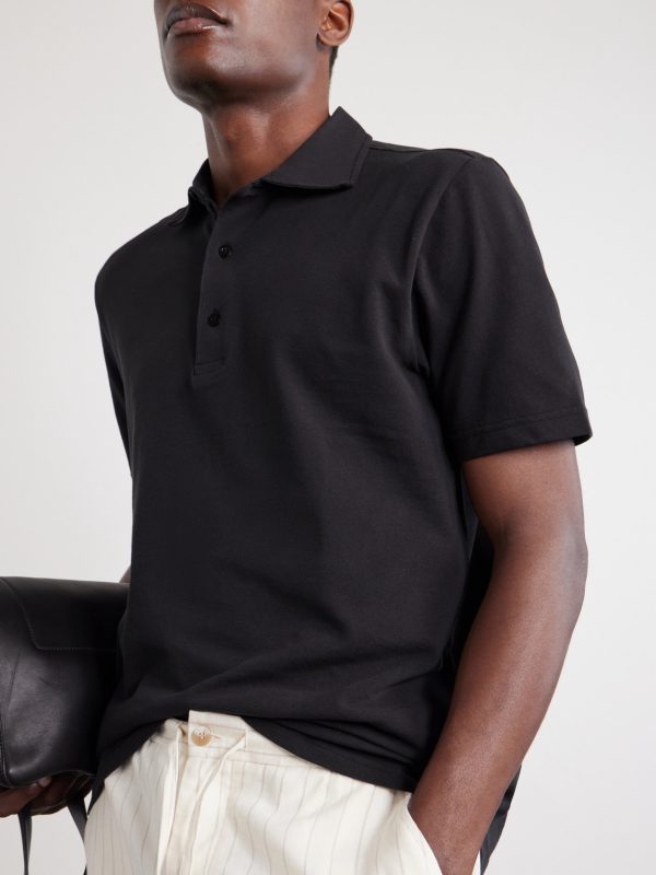 Luca Cotton-Piqué Polo Shirt - CU Luca Cotton-Piqué Polo Shirt - CU