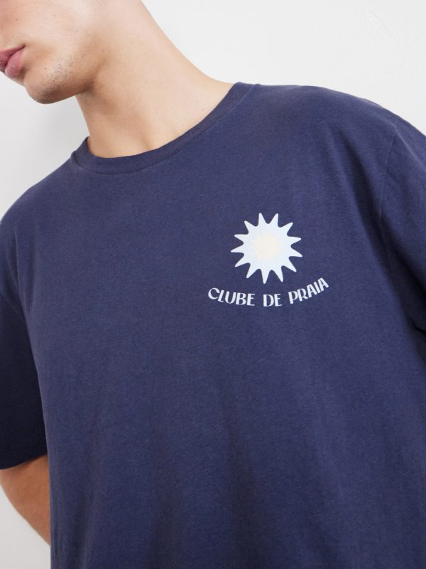 Dinis Clube de Praia Printed Cotton and Linen-Blend Jersey T-Shirt - CU Dinis Clube de Praia Printed Cotton and Linen-Blend Jersey T-Shirt - CU