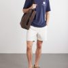 Dinis Clube de Praia Printed Cotton and Linen-Blend Jersey T-Shirt - OU Dinis Clube de Praia Printed Cotton and Linen-Blend Jersey T-Shirt - OU