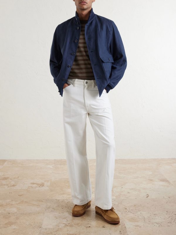 Valstarino Linen Bomber Jacket - OU Valstarino Linen Bomber Jacket - OU