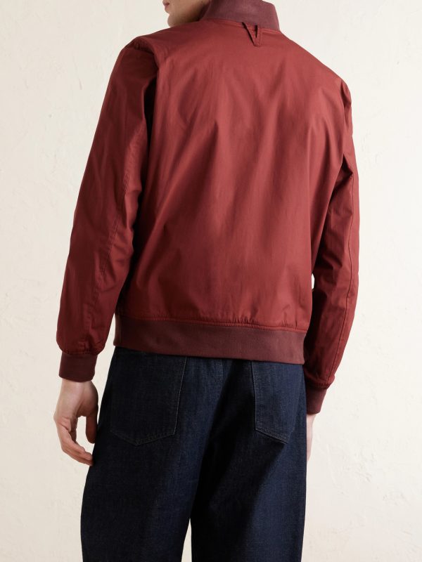 Valstarino Cotton-Blend Bomber Jacket - BK Valstarino Cotton-Blend Bomber Jacket - BK