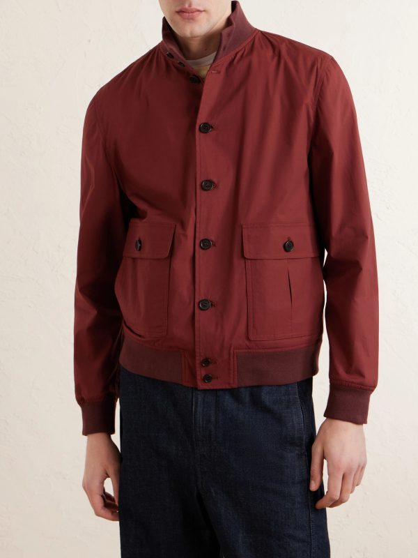 Valstarino Cotton-Blend Bomber Jacket - FR Valstarino Cotton-Blend Bomber Jacket - FR