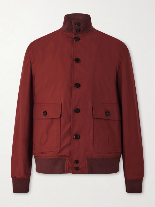 Valstarino Cotton-Blend Bomber Jacket Valstarino Cotton-Blend Bomber Jacket