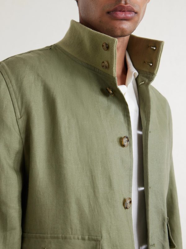 Valstarino Linen Bomber Jacket - CU Valstarino Linen Bomber Jacket - CU