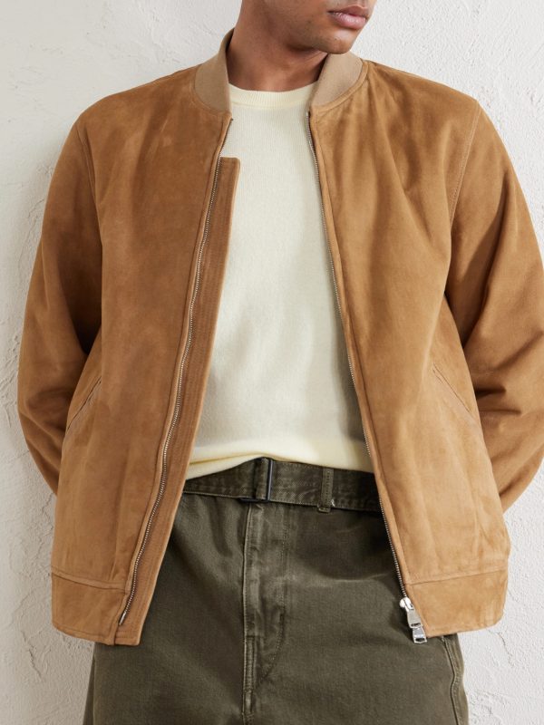 Evans Suede Bomber Jacket - CU