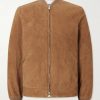 Evans Suede Bomber Jacket