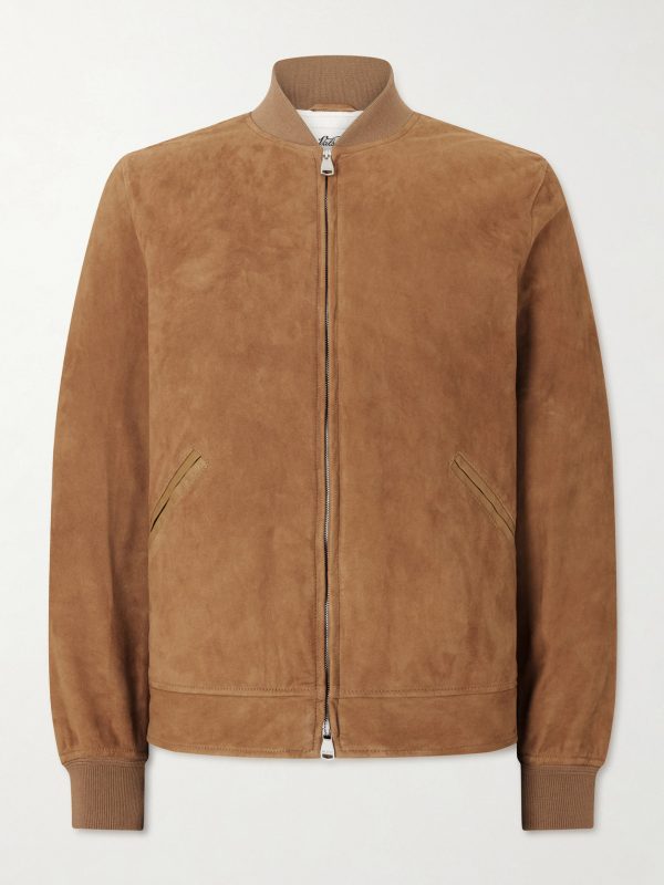 Evans Suede Bomber Jacket
