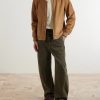 Evans Suede Bomber Jacket - OU