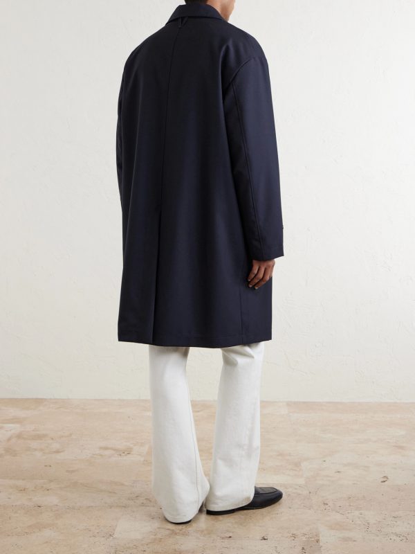Wool Trench Coat - BK Wool Trench Coat - BK