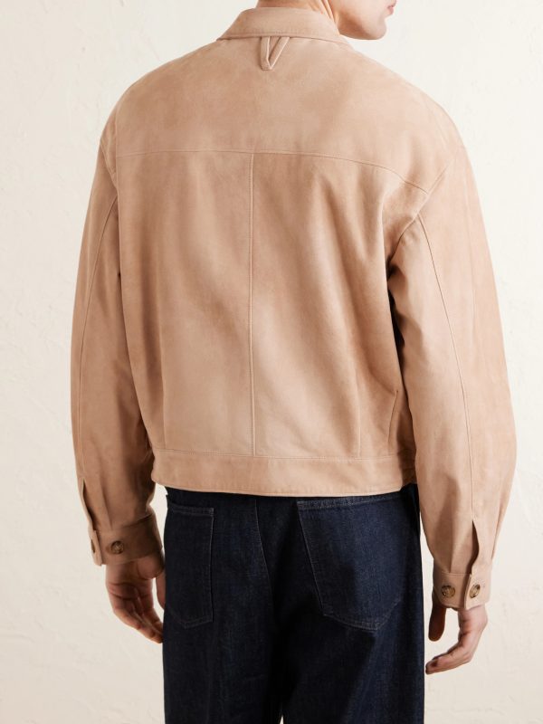 Stan Suede Bomber Jacket - BK Stan Suede Bomber Jacket - BK