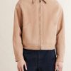 Stan Suede Bomber Jacket - FR Stan Suede Bomber Jacket - FR
