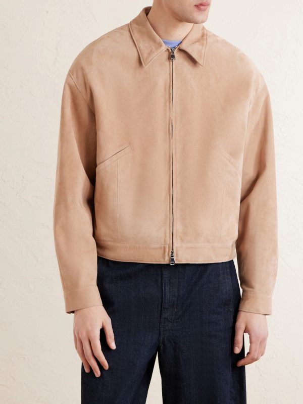 Stan Suede Bomber Jacket - FR Stan Suede Bomber Jacket - FR