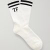 Ribbed Cotton-Blend Socks Ribbed Cotton-Blend Socks
