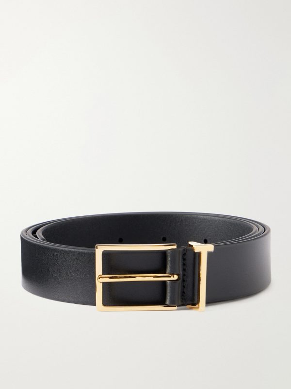 T Loop 2.8cm Leather Belt
