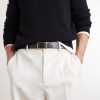 T Loop 2.8cm Leather Belt - OU
