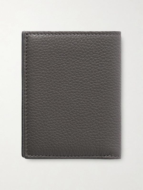 Full-Grain Leather Bifold Cardholder - BK