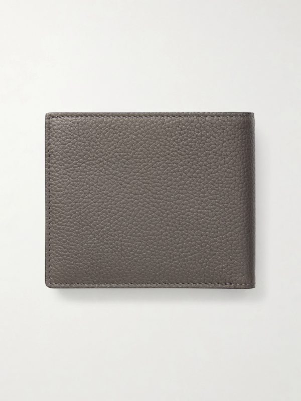 T Line Soft Grain Leather Bifold Wallet - BK T Line Soft Grain Leather Bifold Wallet - BK