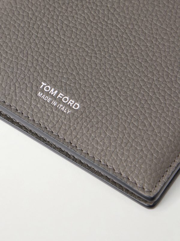 T Line Soft Grain Leather Bifold Wallet - CU T Line Soft Grain Leather Bifold Wallet - CU