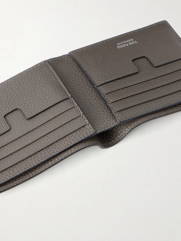 T Line Soft Grain Leather Bifold Wallet - E1 T Line Soft Grain Leather Bifold Wallet - E1