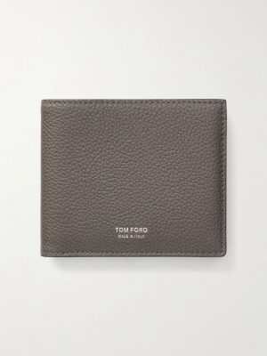 T Line Soft Grain Leather Bifold Wallet