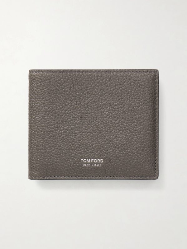 T Line Soft Grain Leather Bifold Wallet T Line Soft Grain Leather Bifold Wallet