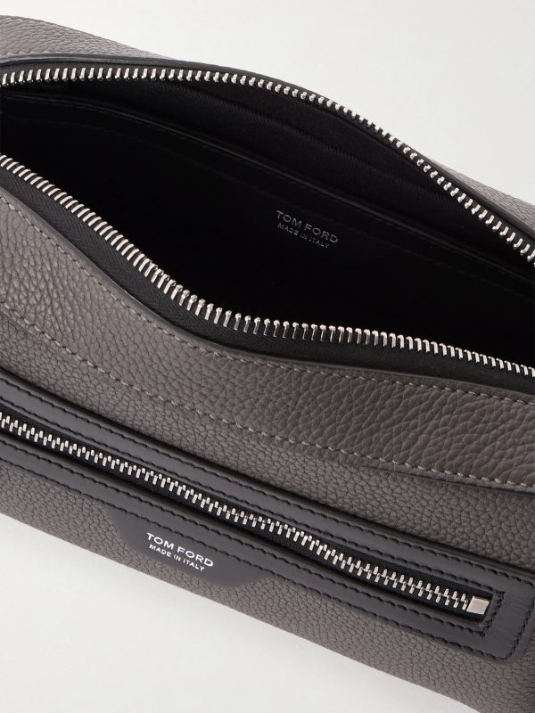 Full-Grain Leather Wash Bag - E1 Full-Grain Leather Wash Bag - E1