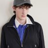 Leather-Trimmed Logo-Embroidered Cashmere Baseball Cap - OU Leather-Trimmed Logo-Embroidered Cashmere Baseball Cap - OU