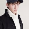 Leather-Trimmed Logo-Embroidered Cashmere Baseball Cap - CU