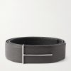 3.8cm Full-Grain Leather Belt