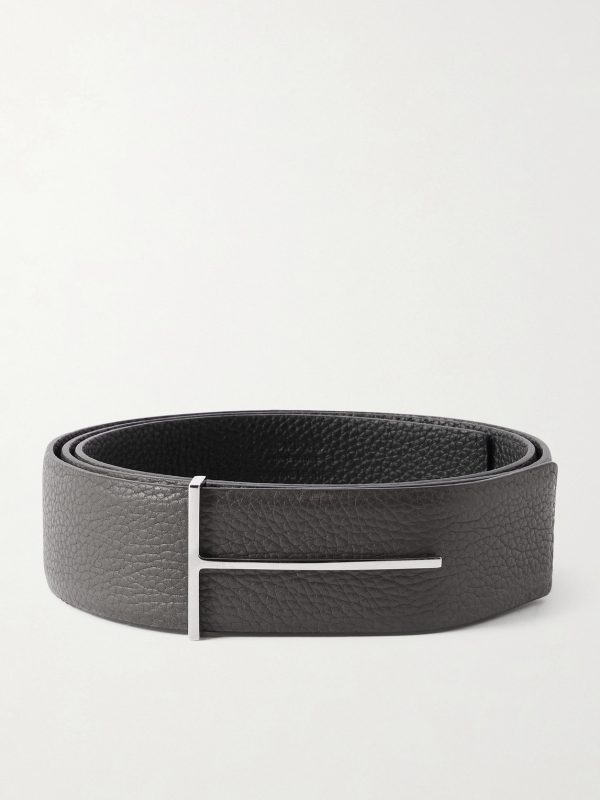 3.8cm Full-Grain Leather Belt