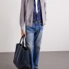 Leather-Trimmed Canvas Weekend Bag - FR Leather-Trimmed Canvas Weekend Bag - FR
