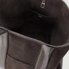 Leather-Trimmed Suede Weekend Bag - E1