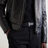 4cm Reversible Leather Belt - OU