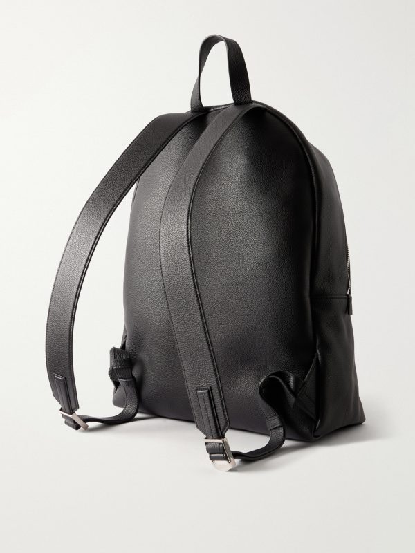 Full-Grain Leather Backpack - BK